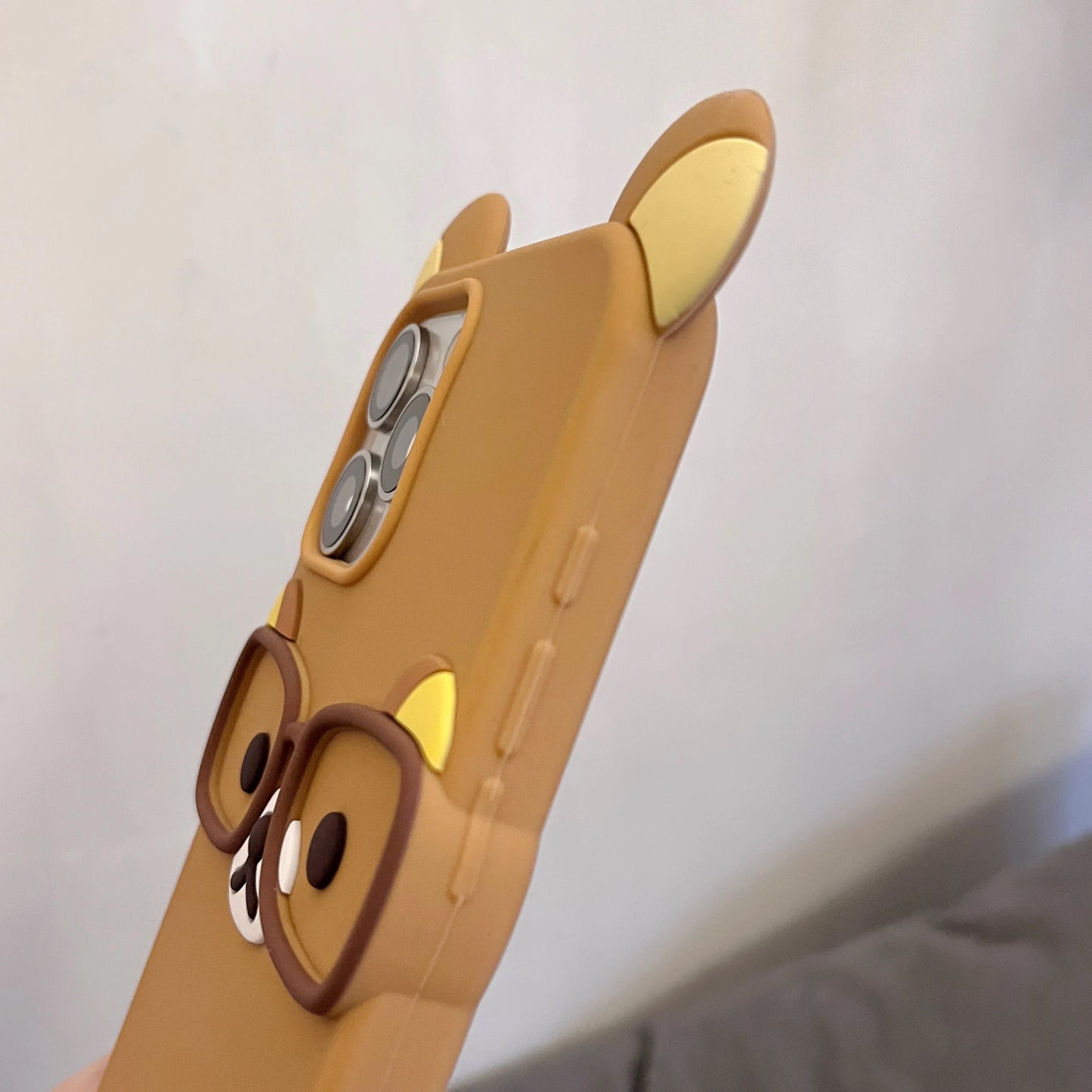 New Glasses Rilakkuma For iPhone 17 16 15 14 13 12 11 Pro Max Plus 6 7 8 Plus Silicone Soft Cover Case