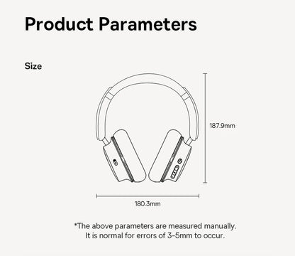 Baseus Bowie 30 Max Bluetooth Headphones 45dB Noise Cancellation Hi-res LDAC Over Ear Headset 3D Spatial Audio Wireless Earphone