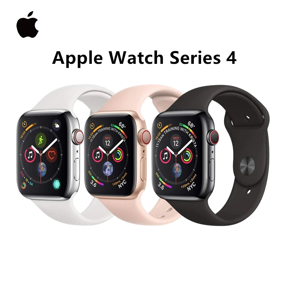 Original Apple Watch Series 4 Smartwatch 40MM/44MM GPS Aluminum with Sport Band