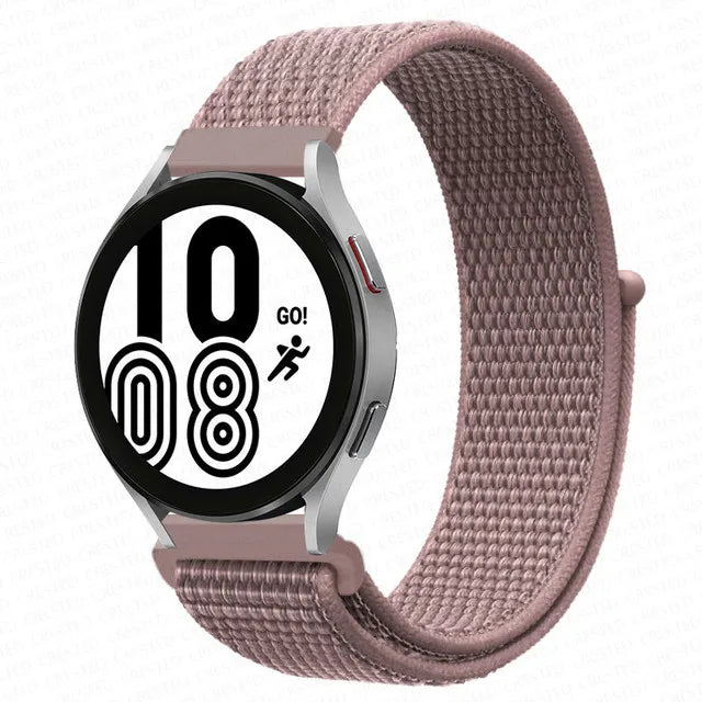 Nylon Loop Band For Samsung Galaxy Watch 6 4 7 classic/5 Pro/active 2/Gear S3 20mm/22mm Bracelet Huawei watch GT 2e 3 pro strap