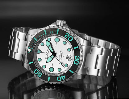 CADISEN AQUA DIVER Brand Luxury Men Watches Automatic Watch Japan NH35A 100M Waterproof Luminous Mechanical Wristwatch