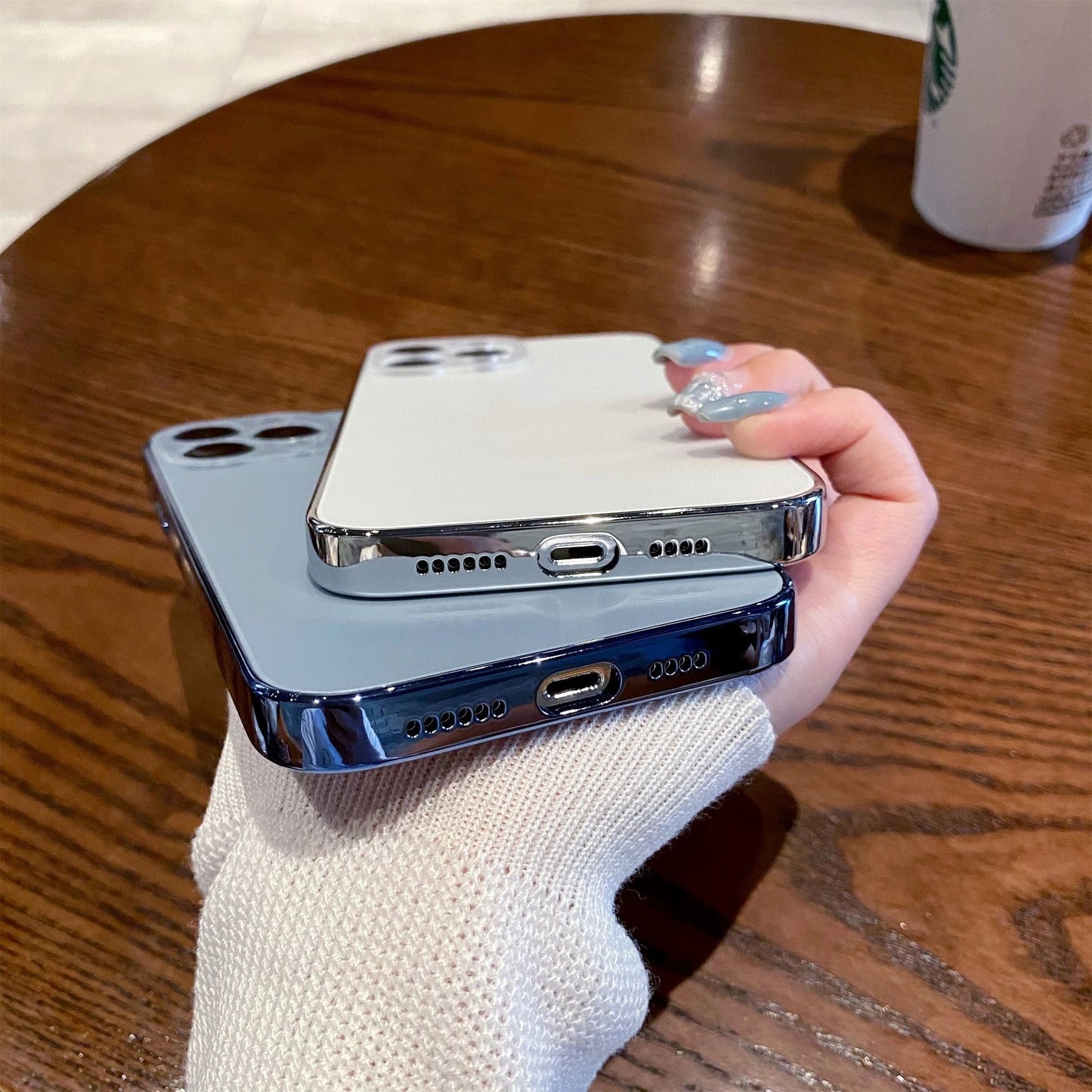 Advanced Luxury Primary Color Iphone 17 12 13 14 15 16 Pro Max Phone Case