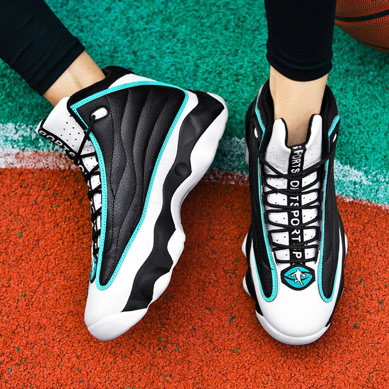 Men's casual outdoor sports classic practical basketball shoes trendy, soft, comfortable, anti-skid and wear-resistant outsole