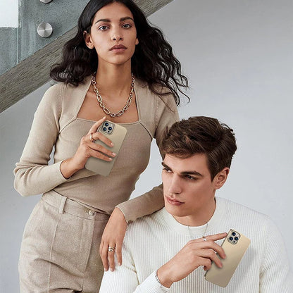 Ultra Thin Matte PC Hard Back Cover Case For iPhone 17 Air 16e 16 15 14 13 12 Pro Max Solid Color Slim Frosted Shell iPhone17air