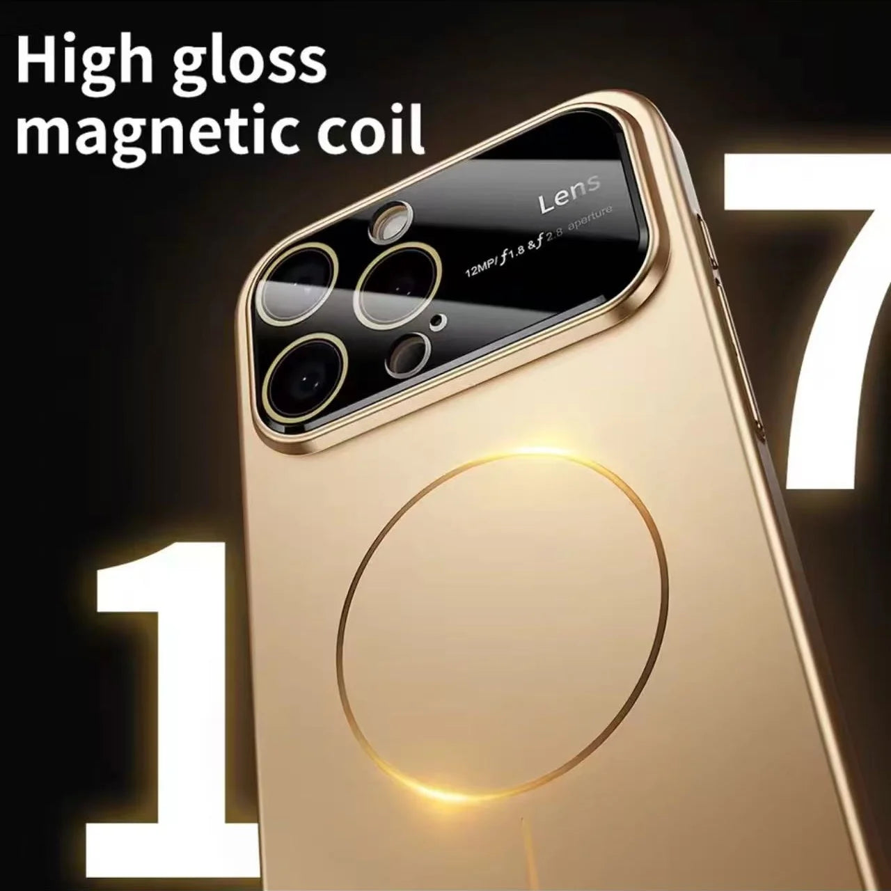 Original Glass Nano Matte Case For iPhone 17 Air 16 15 14  Pro Max 17Pro Magnetic For Magsafe Wireless Charging Armor Funda