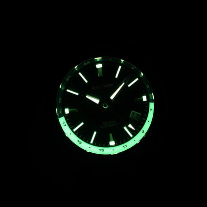 Baltany 2025 New Nh34 Gmt Men's Mechanical Watch 40Mm Sapphire Luminous C3 Stainless Steel Waterproof Sports 20Bar Watches for M