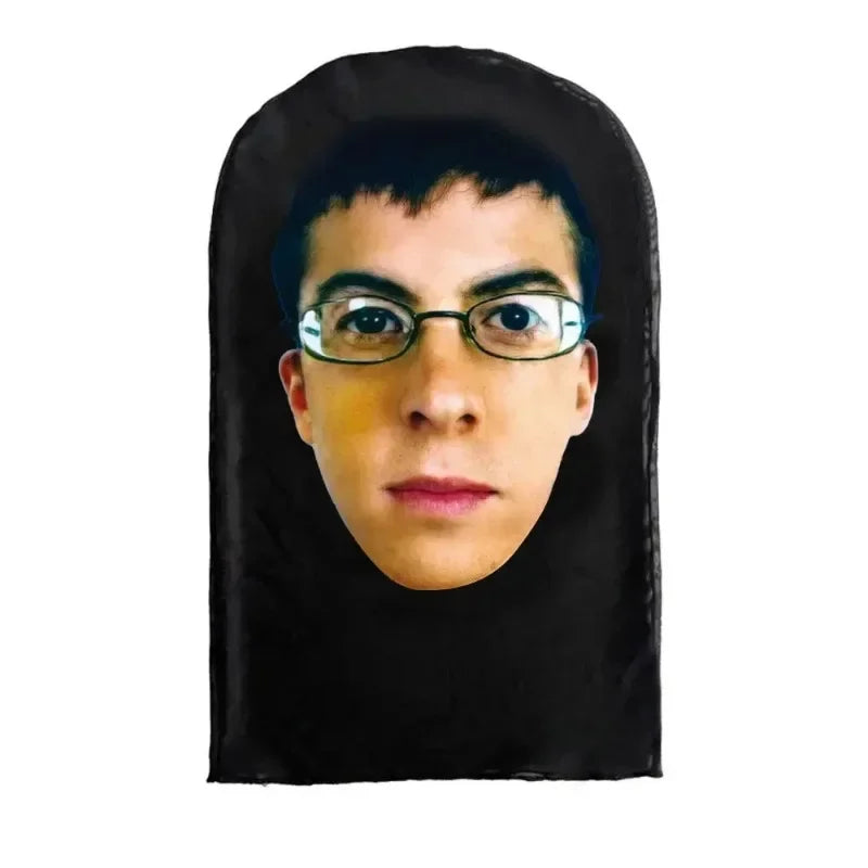 3D Printed Seamless Ronaldo Kanye Mask Hat Cosplay Facial Mask Party Cosplay Props Mascaras Halloween Mask