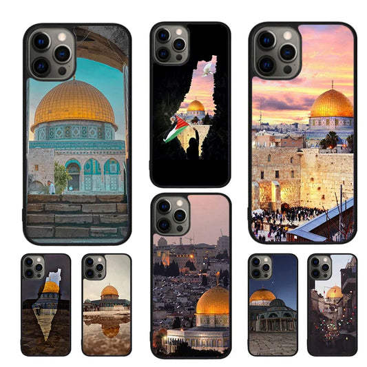 Jerusalem Building Celular Mobile Smartphone Cases For iPhone 17 Air 16 15 14 12 13 11 Pro MAX 6S Plus SE2020 Coque Fundas