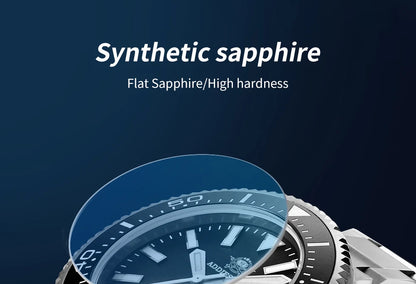 ADDIESDIVE Men's Diver's Watches 1000m Sapphire Glass Super Luminous Calendar NH35A Automatic Mechanical Wristwatch Luxury Watch