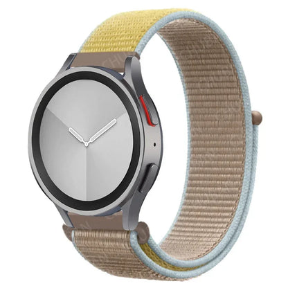 Nylon loop Band For Samsung Galaxy Watch 7 FE 6/5/pro/4/Classic/active 2 40-44mm 20mm/22mm sport bracelet huawei gt 2/e/3 strap