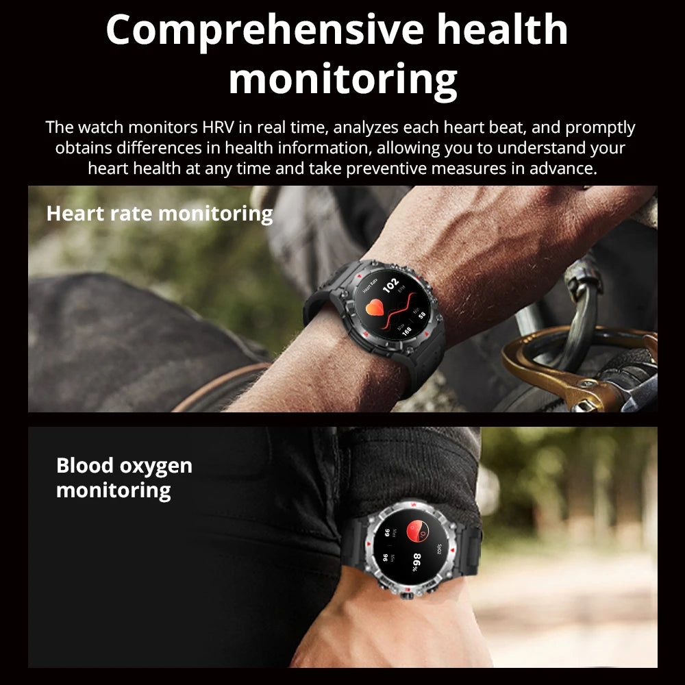 COLMI V76 GPS Smartwatch 1.43" Ultra AMOLED Display Built-in Compass Altimeter Bluetooth Call Smart Watch 500mAh Battery
