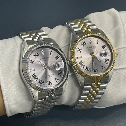 CADISEN 38MM Men's Automatic Mechanical Watch Luxury AR Sapphire Glass Waterproof Stainless Steel MIYOTA 8215 Men Wristwatch