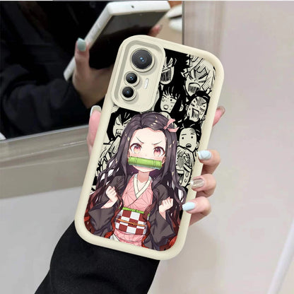 Anime Demon Slayer Creative Silicone Case for Xiaomi Poco F7 F6 F5 F4 F3 M5s C65 C75 C71 X7 X6 X5 X4 GT X3 NFC M7 M6 Pro 4G 5G