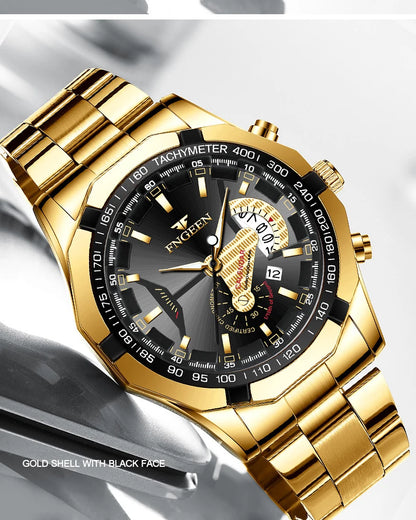 Brand Luxury Watch Fashion Casual Military Quartz Sports Wristwatch Full Steel Waterproof Men's Clock Relogio Masculino