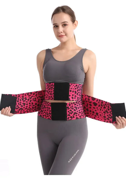 Belt Tummy Control Body Shaper with Triple Wrap Corset Workout Sweat Band Sports Slimmer Gym Girdle Shaper