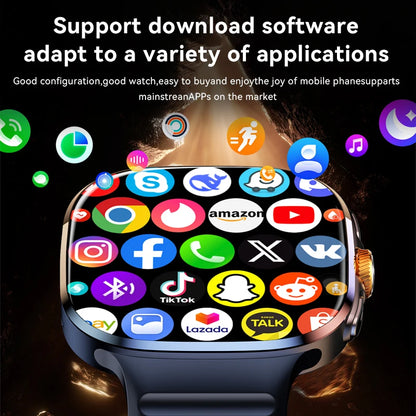 5G/4G All-Network Smart Watch 2.4 inch AMOLED 2100mah Battery 8GB+128GB RAM 1000W Camera GPS WIFI Google APP Download Smartwatch