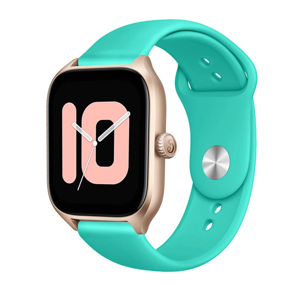 Silicone band For Amazfit GTS 3/2/2e/GTS2 Mini/GTR 42mm/47mm/GTR 3/3 Pro/2/2e Sport Watch Bracelet Amazfit bip 6 strap