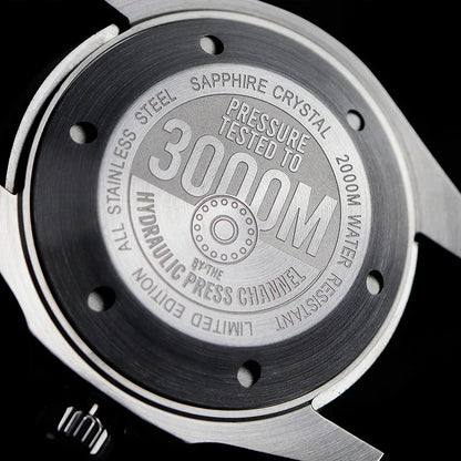 Cronos L6009M Diver Watch Waterproof NH35 Automatic Mechanical Sapphire Crystal Luminous 44mm Luxury Wristwatch