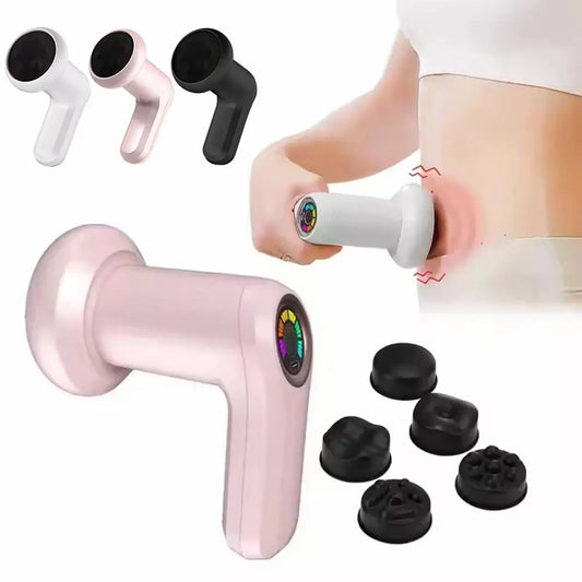 Massage Gun Slimming Fat Burning Mini Fascia Massager Tool Ladies' Beauty Fat Electric Body Machine Liposuction Pushing D3T5
