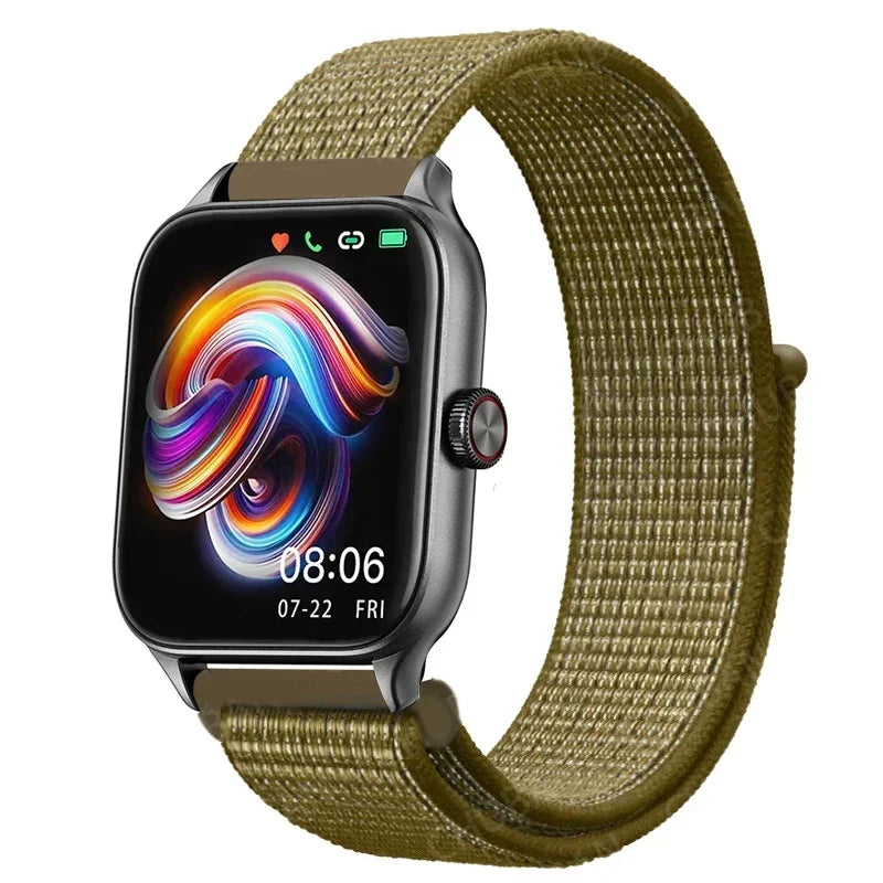 Nylon Loop band For Amazfit GTS 4/2/3pro/2e/GTS2 Mini/GTR 4 42mm/47mm/GTR2/2e/stratos belt bracelet Amazfit bip 20mm 22mm strap