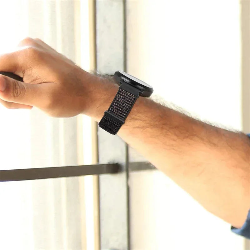 Nylon Loop band For Amazfit GTS 4/2/3pro/2e/GTS2 Mini/GTR 4 42mm/47mm/GTR2/2e/stratos belt bracelet Amazfit bip 20mm 22mm strap