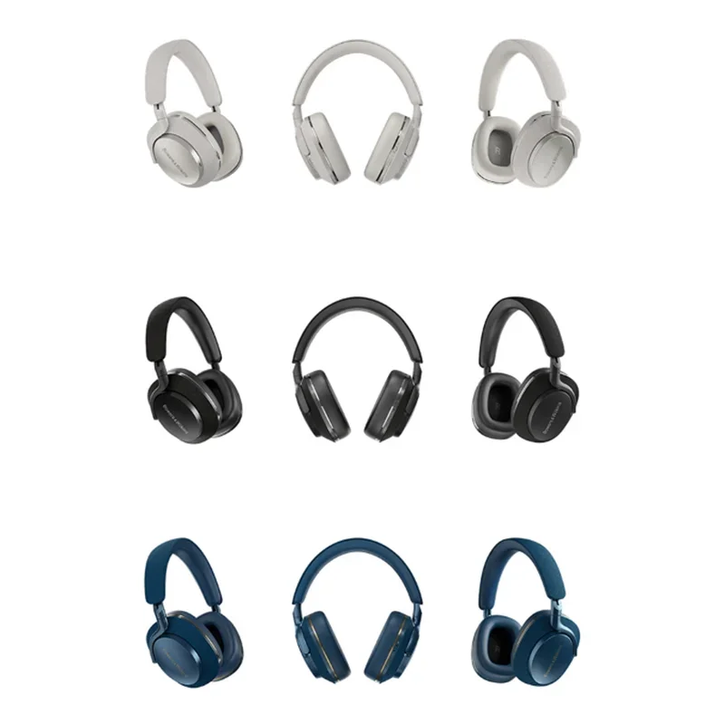 Original Bowers&Wilkins Px7 S2 Over Ear Earphones - New Advanced Noise Cancellation, Slim&Lightweight 15-Min Quick Charge