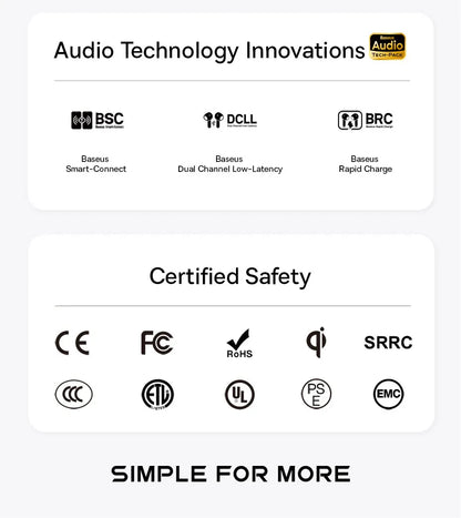 Baseus Bowie EZ10 TWS Earphone Bluetooth 5.3 Wireless Headphone Fast Charge Mini in Ear Earbuds Sports Headset 0.06s Low Latency