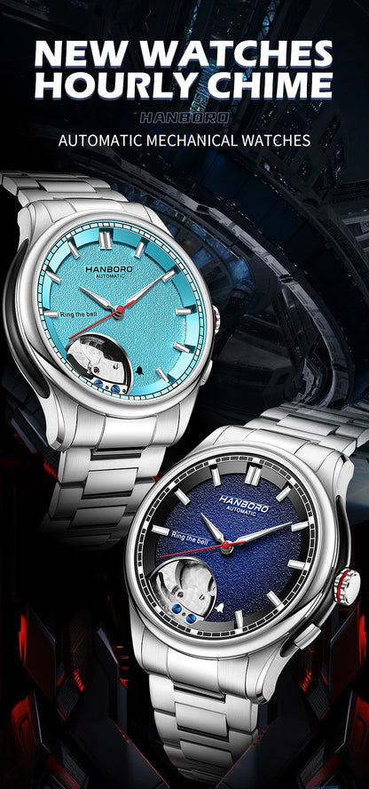 HANBORO Chime Series Modified Movement Men's Personalized Automatic Mechanical Watch