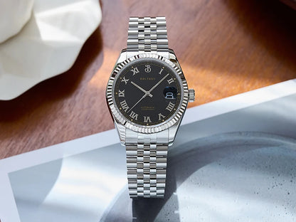 Baltany 39mm Dress Watches for Men S4094 10ATMWaterproof NH35 Automatic Luxury Watches Man DJ Homage Mechanical Wristwatches Man