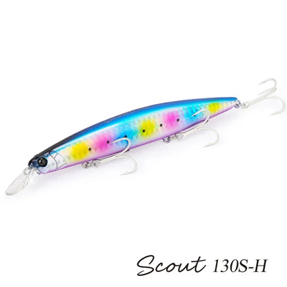 Sinking Minnow Fishing Lure SCOUT 130mm 24g Long Casting Seabass Flounder Artificial Large Sea Fishing Hard Baits