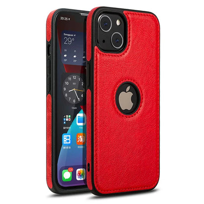 IPhone 17 11 12 13 14 15 16 Pro Max MINI XR XS X SE 7 8 Business PU Leather Case Soft Cowhide Shockproof Protective Cover