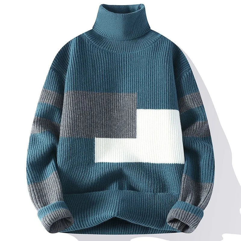 Sweaters men winter korean style mens casual turtleneck warm sweater mens fashion sweaters Men's wool pullovers male