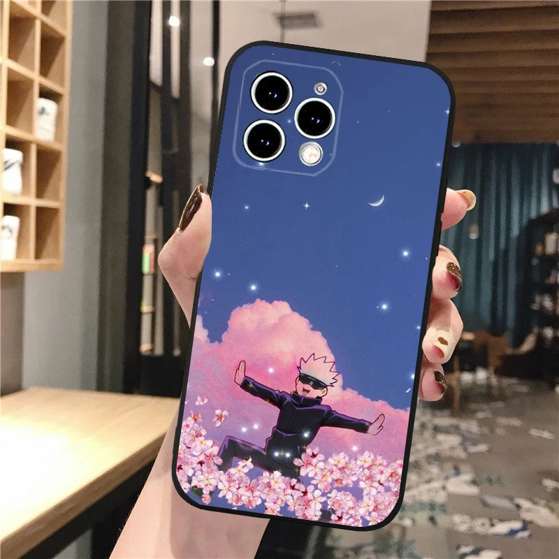 Satoru Gojo Jujutsu Kaisen Phone Case For iphone 17 Pro Max 17 Air 16 15 14 13 Pro Max 15 16 Pro 15Plus
