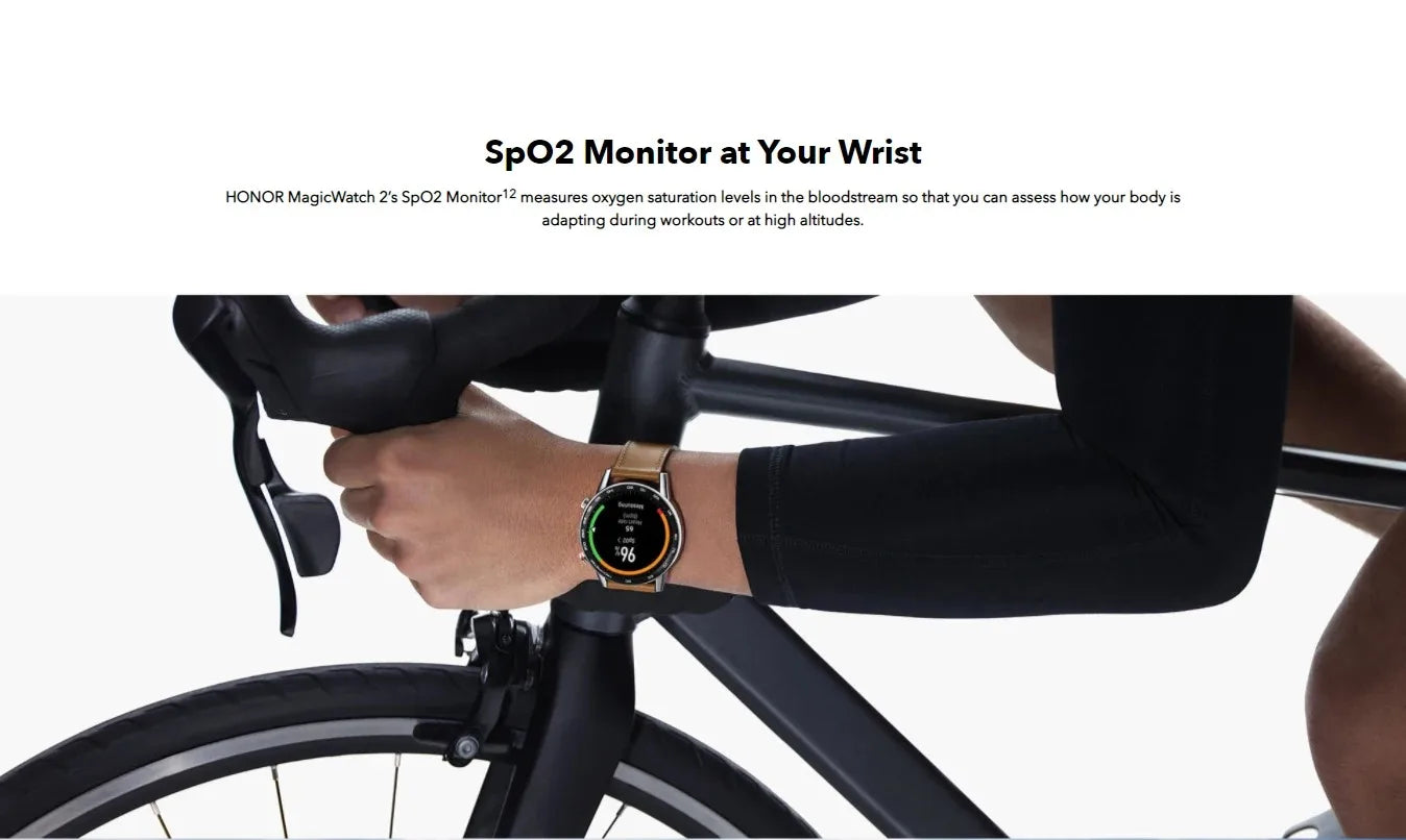HONOR MagicWatch 2 Smart Watch1.39 Inch Bluetooth Blood Oxygen Monitoring Waterproof 14 Days Battery Life Sports Fitness Tracker