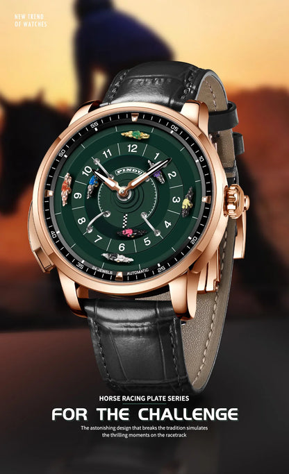 Pindu player horse racing series men's mechanical European roulette horse racing game fully automatic sports design party watch