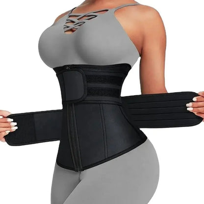 Belts Neoprene Corset with Zipper, Workout Cincher for Tummy Control & Back Support