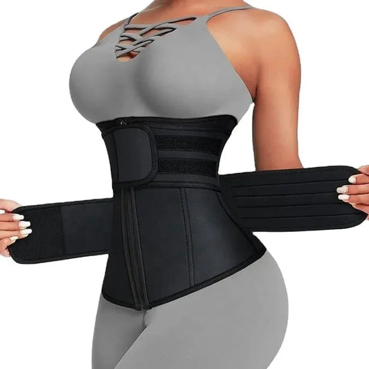 Belts Neoprene Corset with Zipper, Workout Cincher for Tummy Control & Back Support