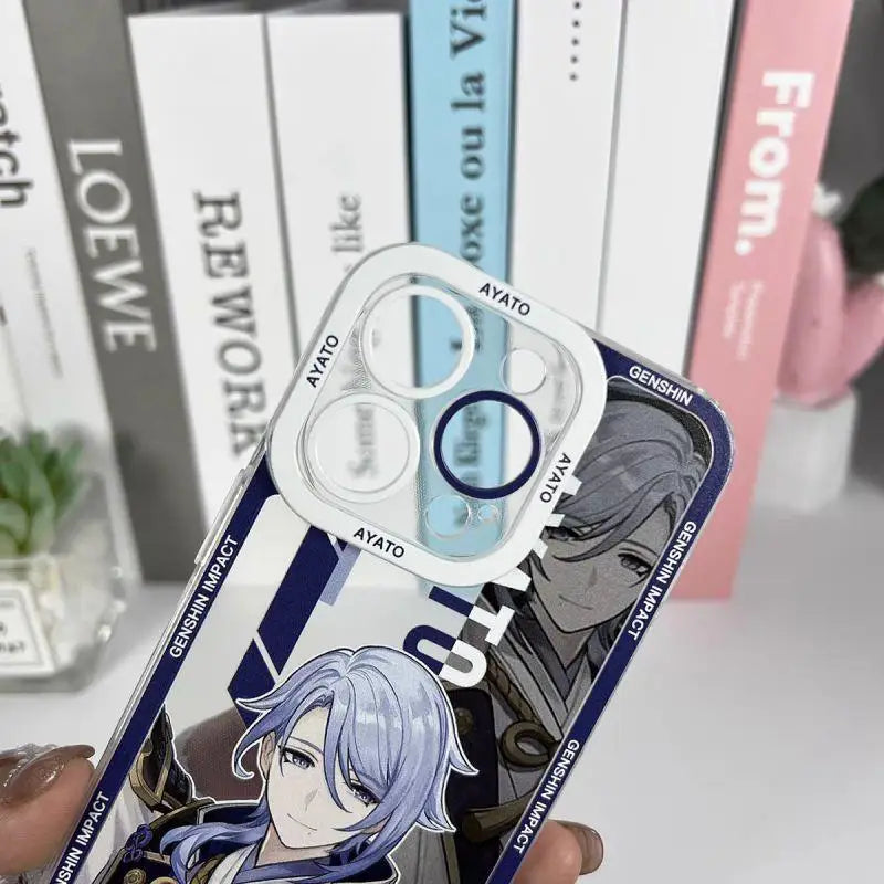 Case for Iphone 17 16 15 Pro Max 11 12 13 14 Pro Max 16e 17 Air 17Pro 16 Plus 13 Mini 16Pro Cover Wanderer Hu Tao Genshin Impact