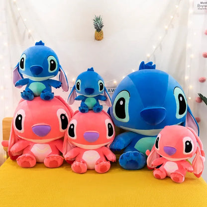 Lilo & Stitch Couple Models Cartoon Stuffed Plush Anime Plushs Toys Pendant Toy Pillow Kids Birthday Gift