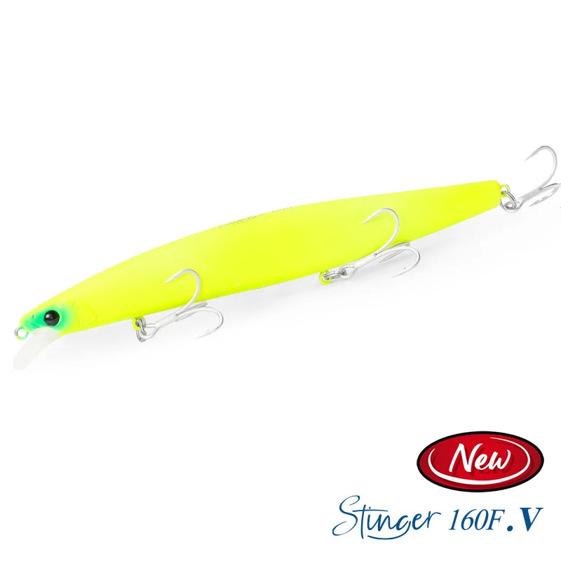 Floating Minnow Fishing Lure DW110 STINGER 163mm 31g Sea Fishing Hard Bait Piura Seabass Baits