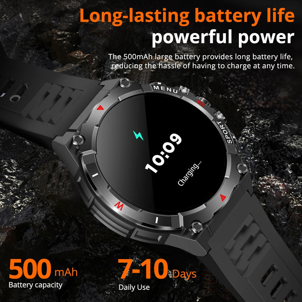 COLMI V76 GPS Smartwatch 1.43" Ultra AMOLED Display Built-in Compass Altimeter Bluetooth Call Smart Watch 500mAh Battery