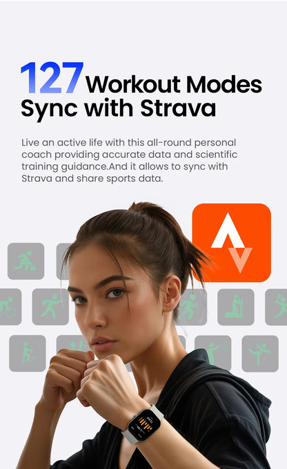 HAYLOU Watch S6 Voice Calling Smart Watch Men Health Monitoring IP68 Waterproof Smart Notifications Voice Assistant Smartwatch