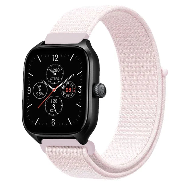 Nylon Loop Strap for Amazfit GTR 47mm/GTR2/2e/3/3 Pro/4/GTS/2/mini/3/4 Bracelet for Amazfit Balance/bip 5/Stratos 2 2S