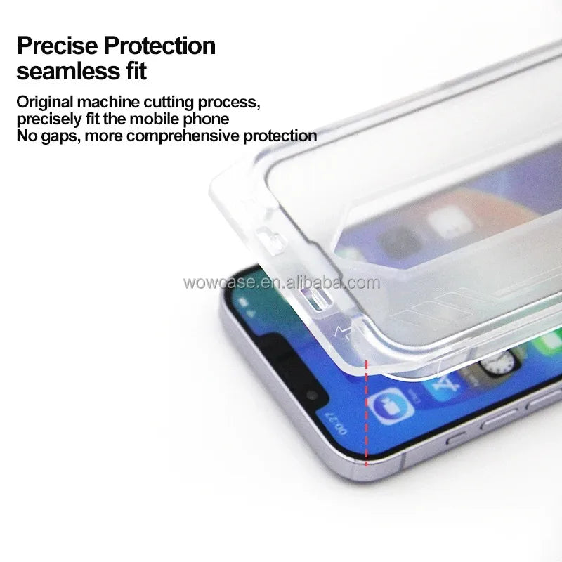 2PCS For IPhone 17 16 15 14 13 12 11 Plus ProMax XS XsMax XR Anti Peeping Film HD Tempered Glass Dust Free Install Box Protector