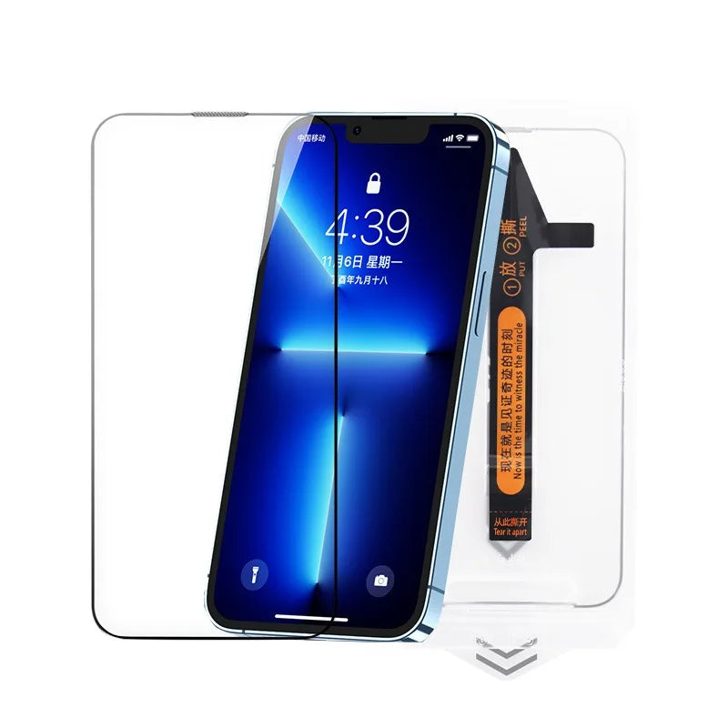 2PCS For IPhone 17 16 15 14 13 12 11 Plus ProMax XS XsMax XR Anti Peeping Film HD Tempered Glass Dust Free Install Box Protector