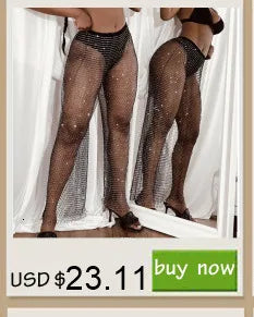 Clothes metal sequin crop top women clothing summer cropped halter tank top hotwife nightclub party tops rave outfits