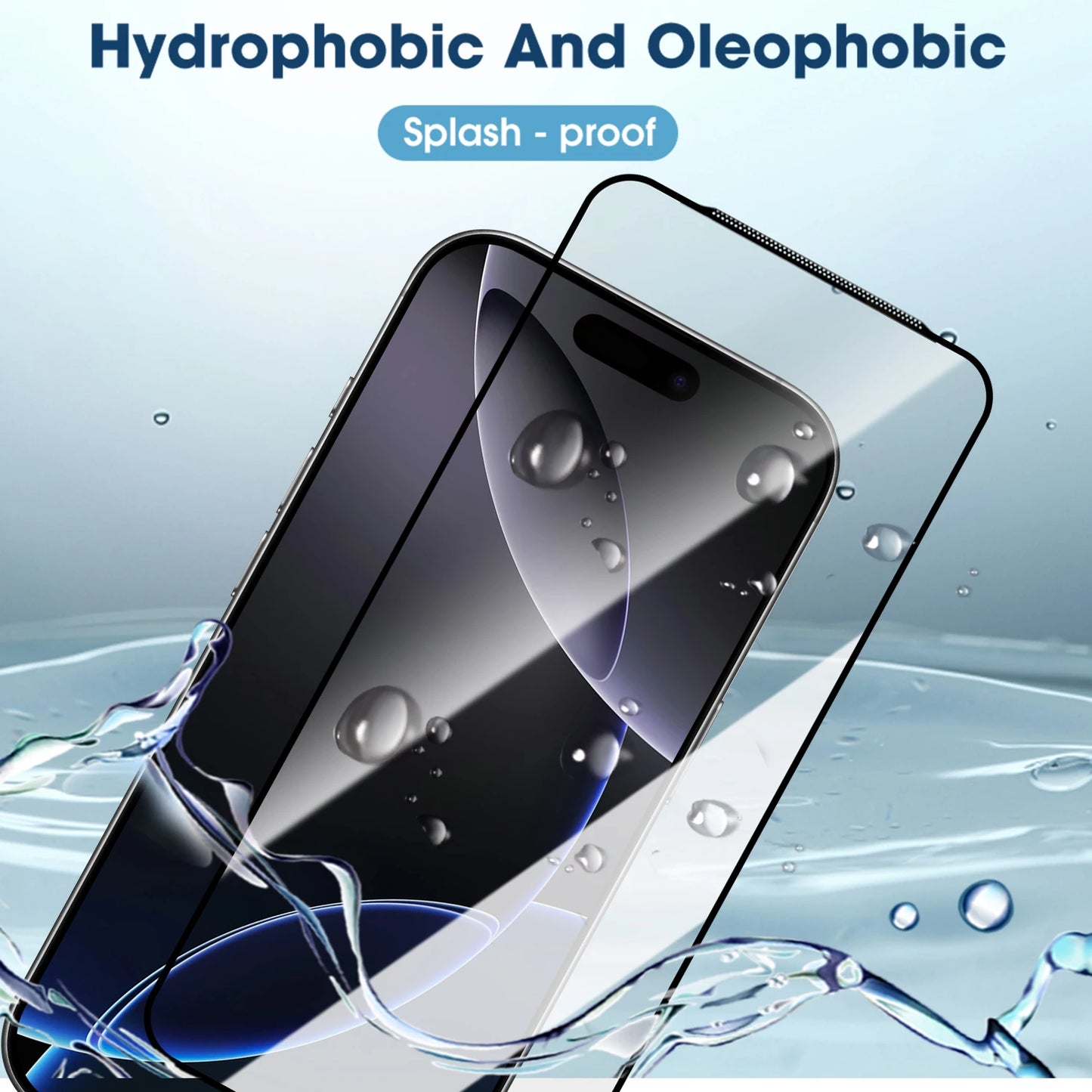 Tempered Glass Screen Protectors for IPhone 17/17 Air/17 Pro/17 ProMax 9H Hardness Tempered Films with Dustproof Hole