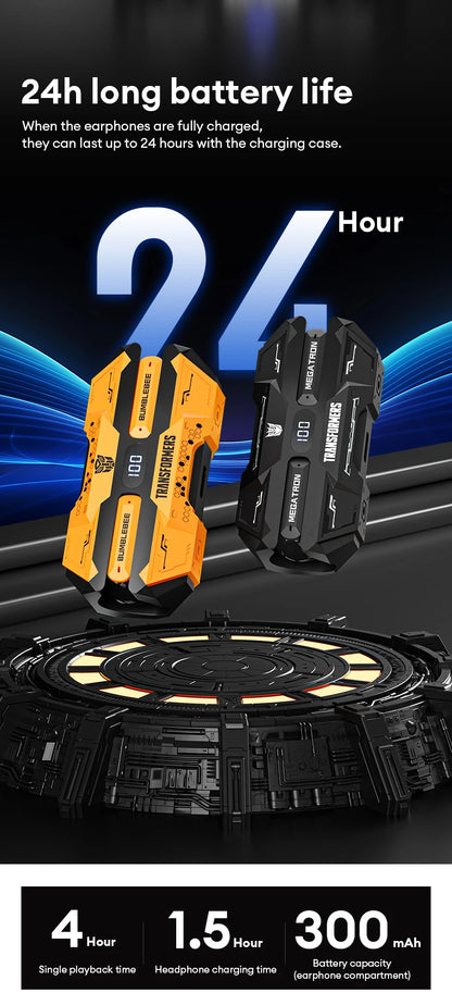 Bluetooth V5.4 Earphones Real-time Translation With AI Chat Headphones Meeting Recording Earbuds