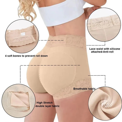 Colombianas tummy control butt lifter body shapewear women slimming girdle body shaper waist trainer high waist flat belly