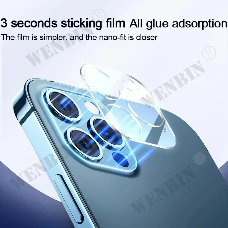 Camera Lens Protector Glass For iPhone 17 16 16e 15 14 Pro Max 13 12 11 Pro Max Plus Full Cover Protective Glass For Camera Film